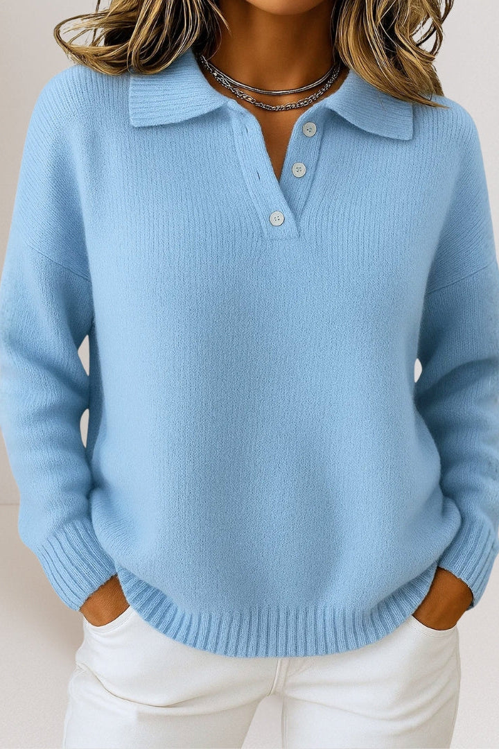 Ginevra | Maglione morbido con colletto