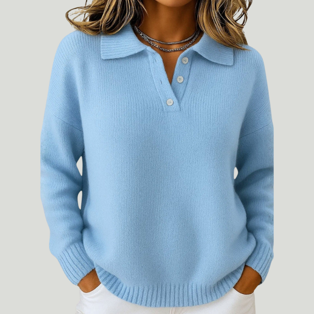 Ginevra | Maglione morbido con colletto